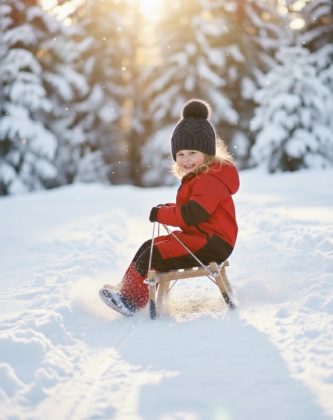 KOMBINÉZA  ČERVENÁ s BERÁNKEM (8)