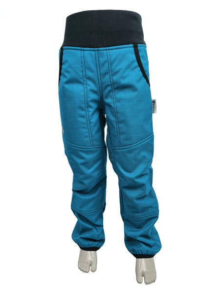 Kalhoty dětské softshellové zimní s beránkem (9)