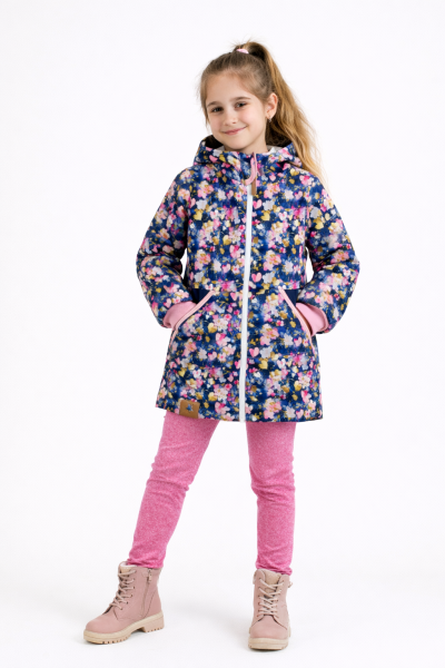 Kabát - parka softshellová KVĚTINOVÝ SEN (3)