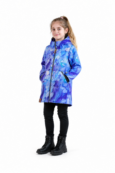 Kabát - parka softshellová DUHOVÝ SEN