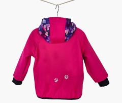 Bunda softshellová BAREVNÁ SRDÍČKA (2)