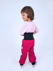 Kalhoty baby softshellové zimní s fleecem (7)