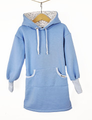 Mikinošaty BLANKYTNĚ MODRÉ (1)