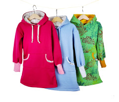 Mikinošaty BLANKYTNĚ MODRÉ (2)