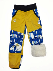 Kalhoty softshellové s beránkem (10)