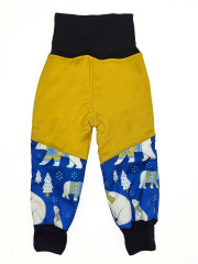 Kalhoty baby softshellové s beránkem (4)