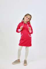 Mikinošaty ružové s balónovými rukávmi