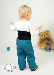 Kalhoty baby softshellové s beránkem (7)