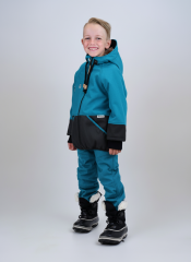 Kalhoty dětské softshellové zimní s beránkem (10)