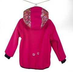 Bunda softshellová MODRÉ KONFETY (1)