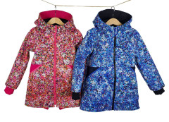 Kabát - parka softshellová DRAHOKAMY na černé (3)