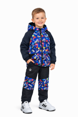 Kalhoty dětské softshellové zimní s fleecem TYGR (4)