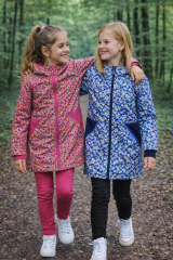 Kabát - parka softshellová RŮŽOVÉ KONFETY (7)