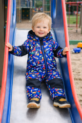 KOMBINÉZA  SOFTSHELLOVÁ s fleecem - RAKETY (3)