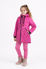 Kabát - parka softshellová RŮŽOVÁ ELEGANCE